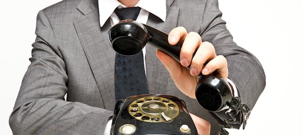 man and telephone